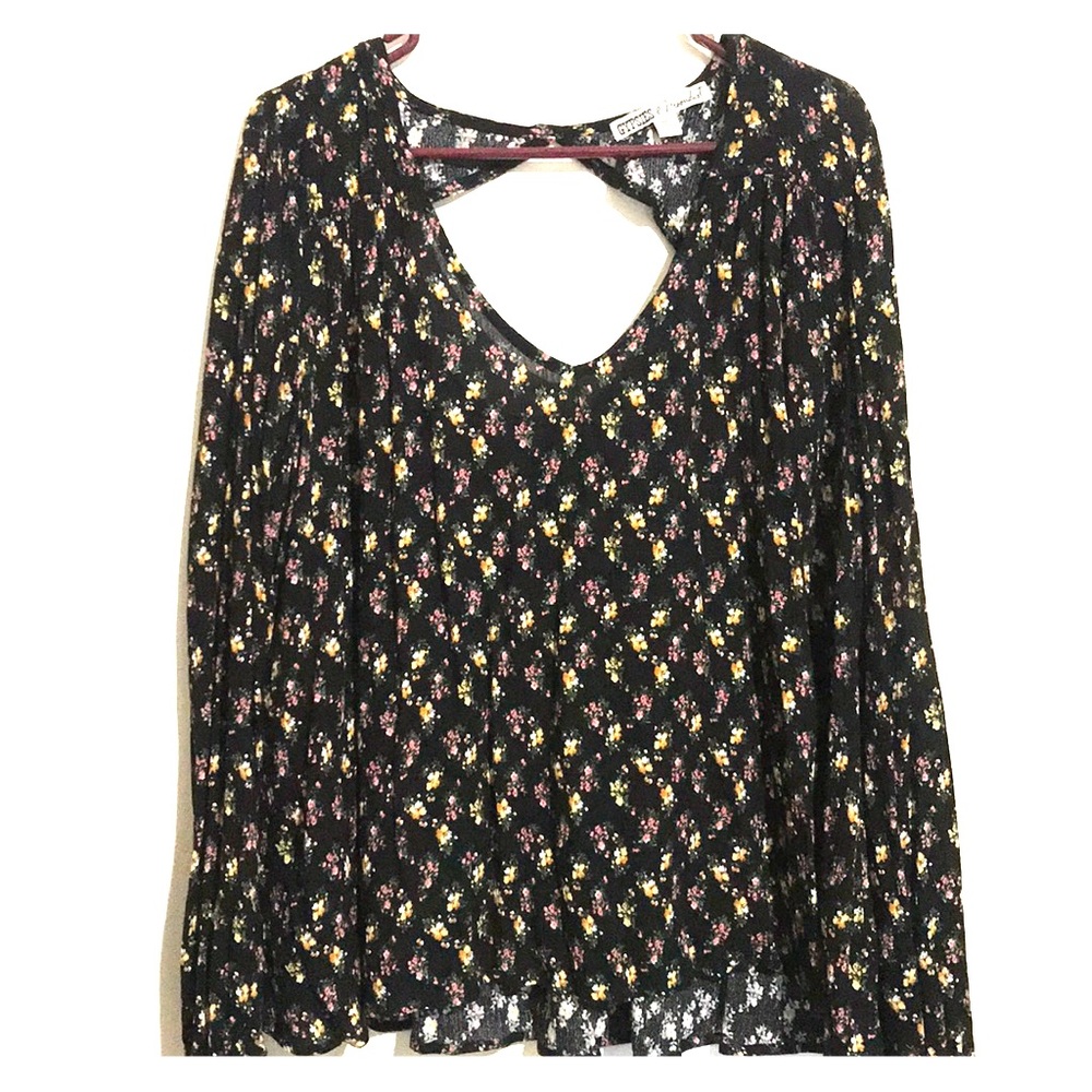 Long sleeve tunic floral top